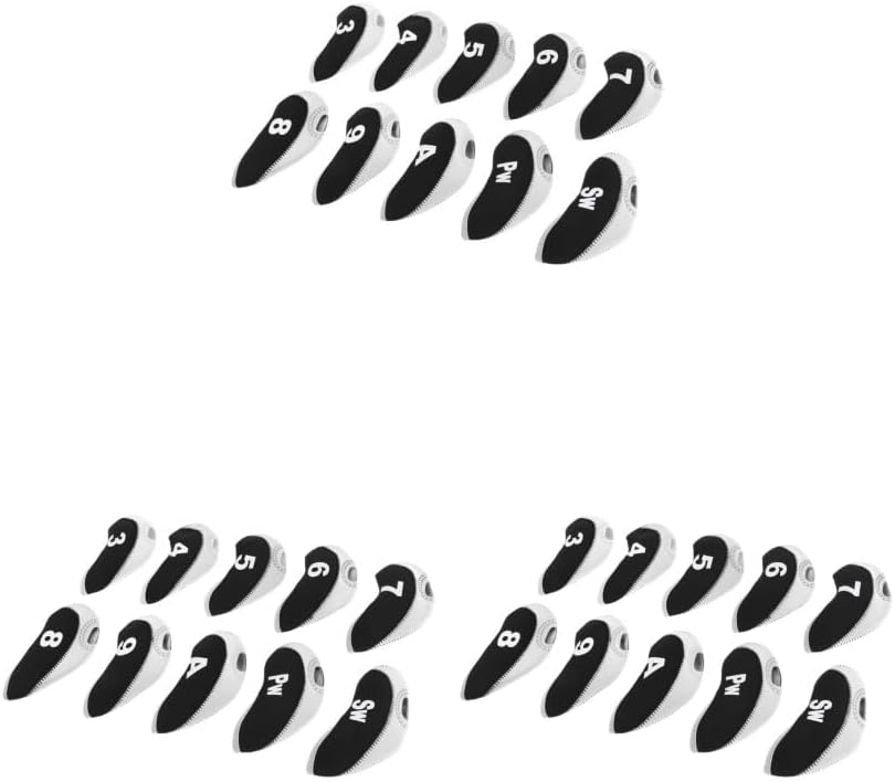Neoprene Golf Club Head Covers (Set of 3)