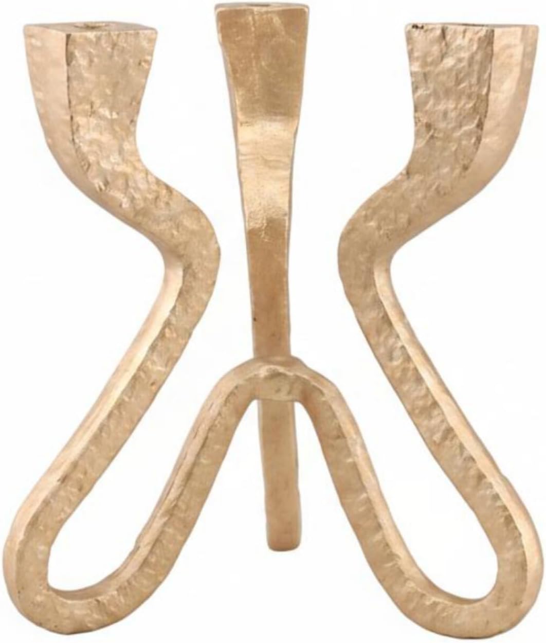 Cast Iron Geometric Candle Holder