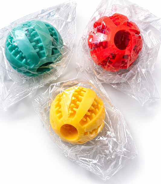 Natural Rubber Tough Treat-Dispensing Chew Ball