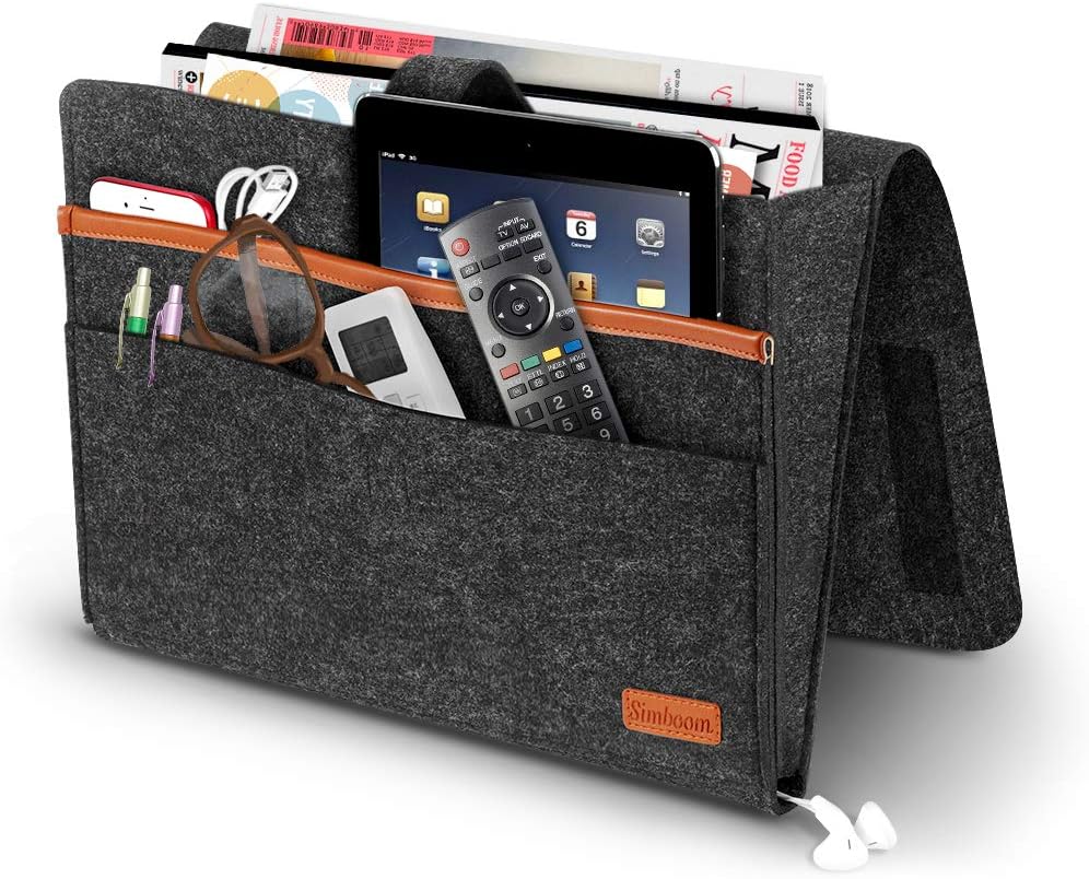 Collapsible Felt Bedside Storage Caddy
