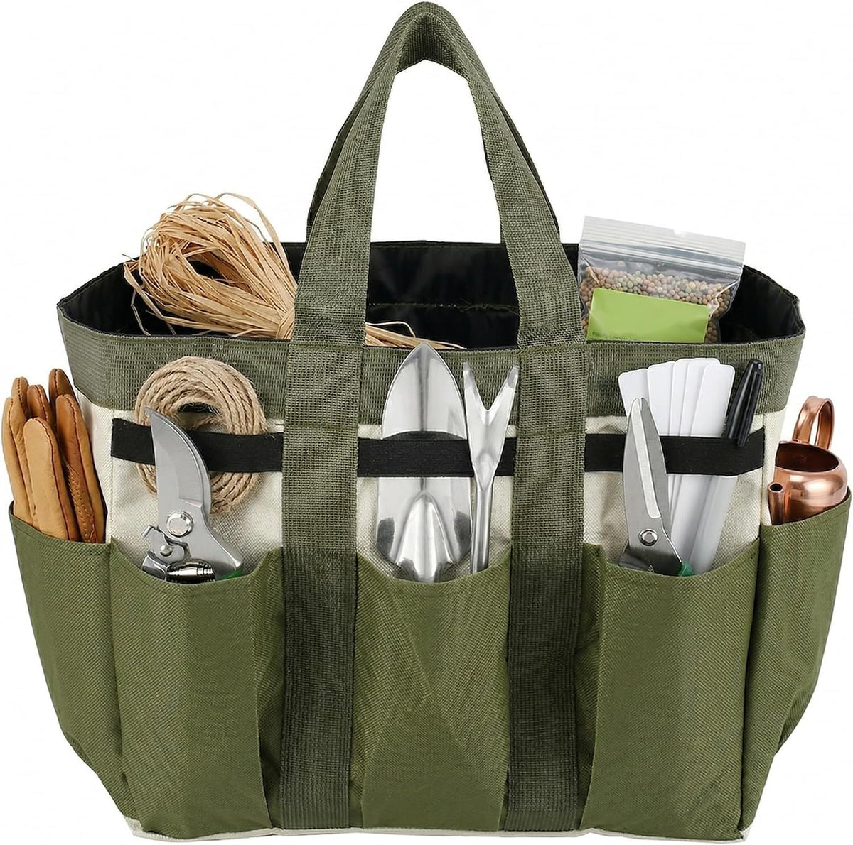 Oxford Canvas Garden Tool Tote Caddy