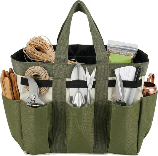 Oxford Canvas Garden Tool Tote Caddy